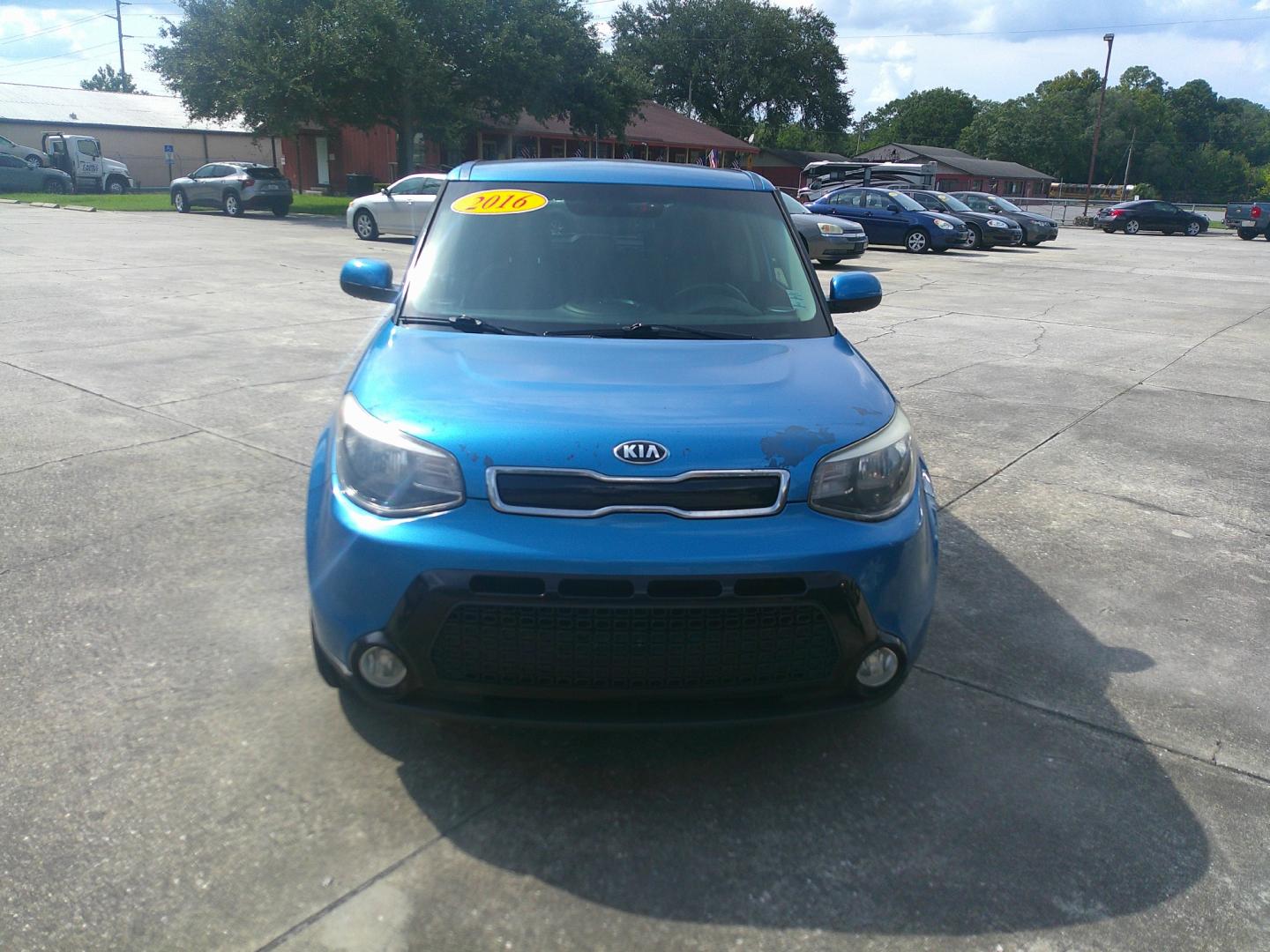 2016 BLUE KIA SOUL + (PLUS) (KNDJP3A54G7) , located at 1200 Cassat Avenue, Jacksonville, FL, 32205, (904) 695-1885, 30.302404, -81.731033 - Photo#0